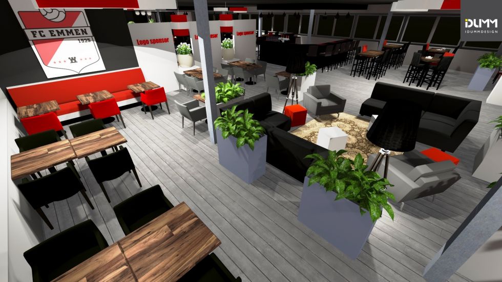 Interieur FC Emmen