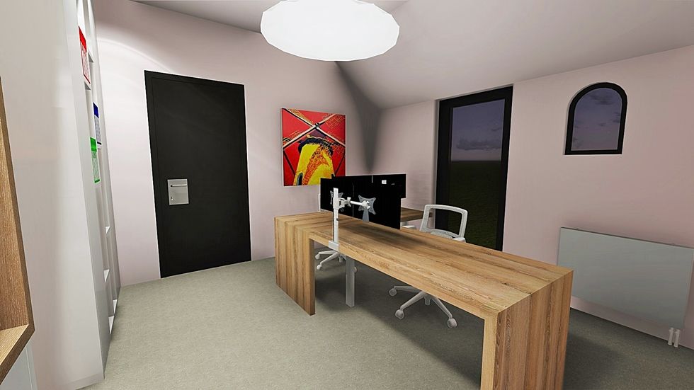 Ontwerp werkkamer