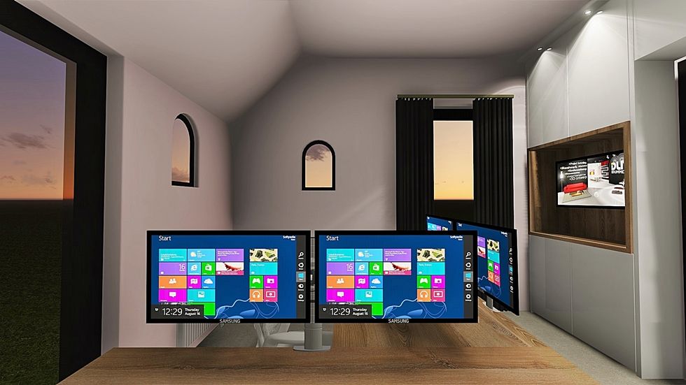Ontwerp werkkamer