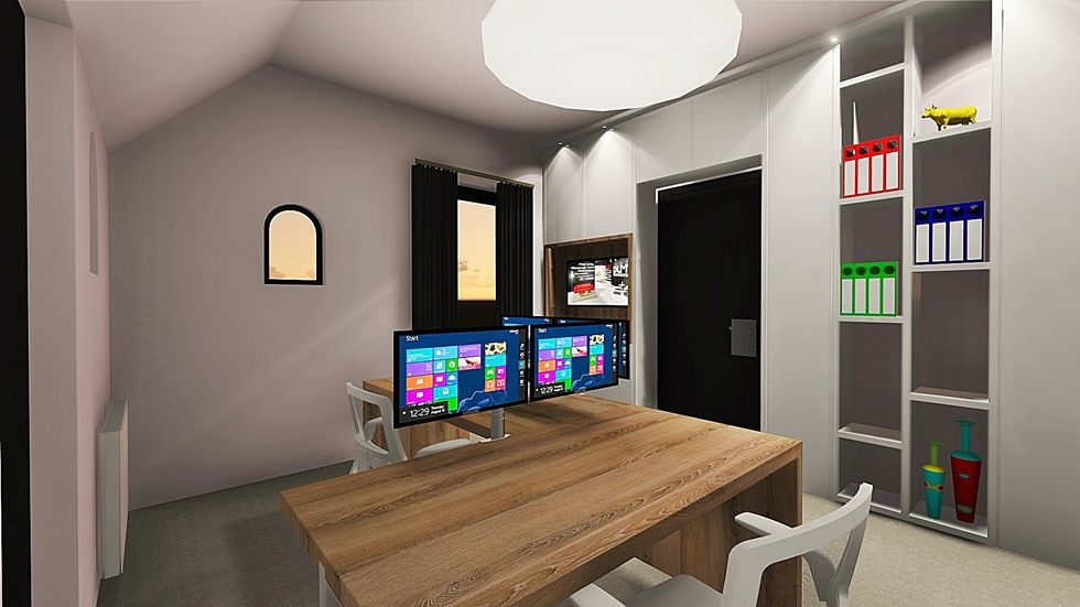 Ontwerp werkkamer