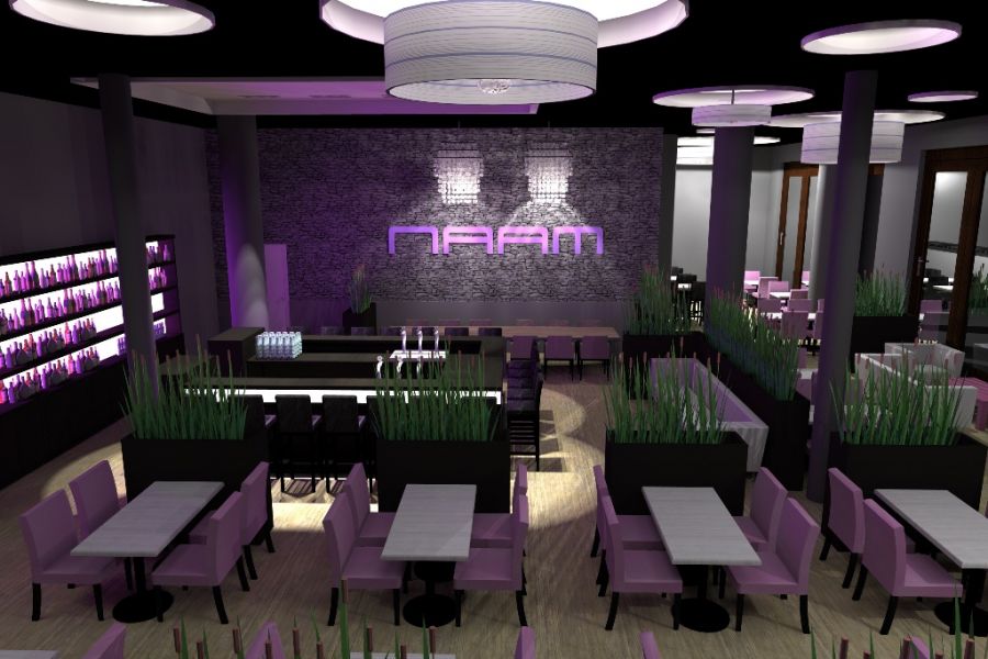 Ontwerp inrichting lounge cafe
