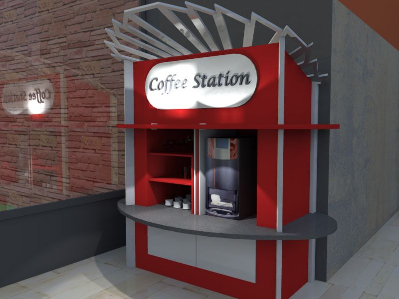 Ontwerp coffee corner
